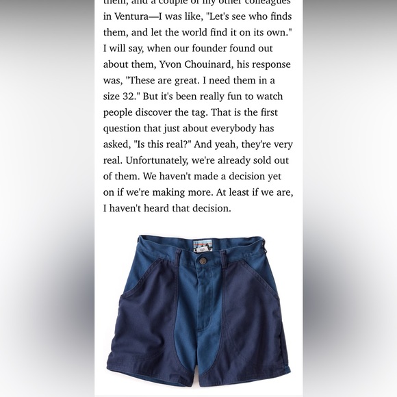 LIMITED EDITION Patagonia NWOT Stand up Shorts - Picture 9 of 10